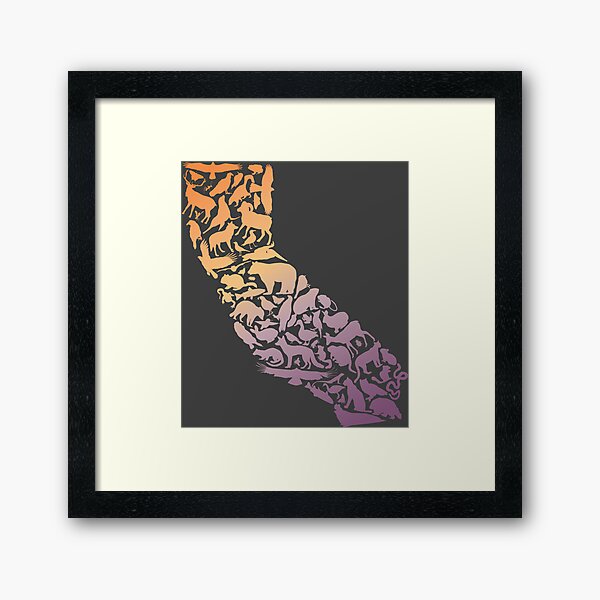 Item preview, California wildlife silhouette - sunrise designed and sold by tahoekerri.
