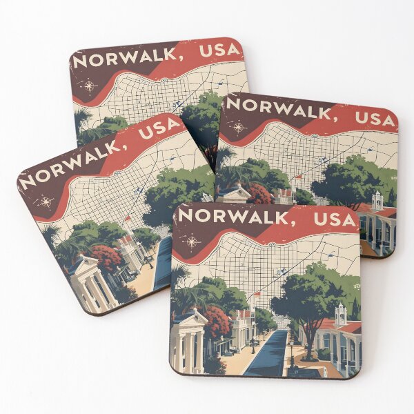 Item preview, Norwalk California 1950s USA Vintage Travel Tourism  designed and sold by TravelersGems.