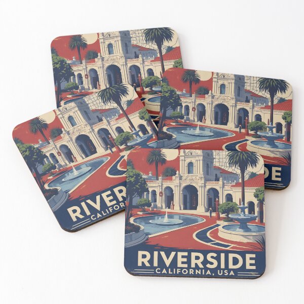 Item preview, Riverside California 1950s USA Vintage Travel Tourism  designed and sold by TravelersGems.