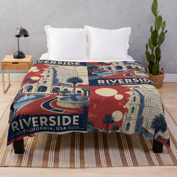 Item preview, Riverside California 1950s USA Vintage Travel Tourism designed and sold by TravelersGems.