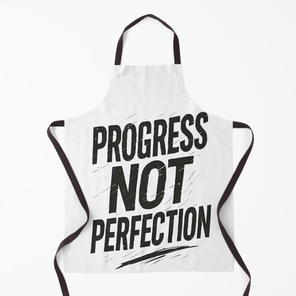 Item preview, Progress Not Perfection – Gritty Motivational Typography designed and sold by bdberto12.
