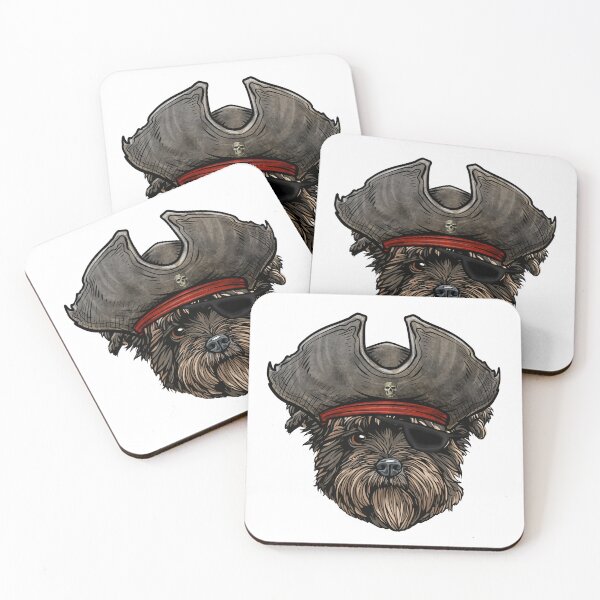 Item preview, Affenpinscher Pirate designed and sold by whyitsme.