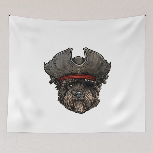 Item preview, Affenpinscher Pirate designed and sold by whyitsme.