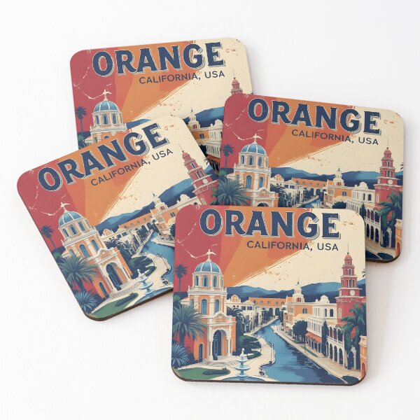 Item preview, Orange California 1950s USA Vintage Travel Tourism  designed and sold by TravelersGems.