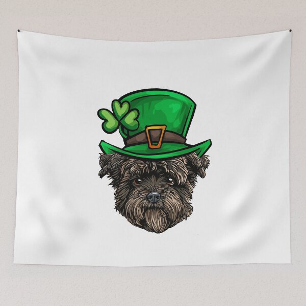 Item preview, Funny St Patricks Day Affenpinscher designed and sold by whyitsme.