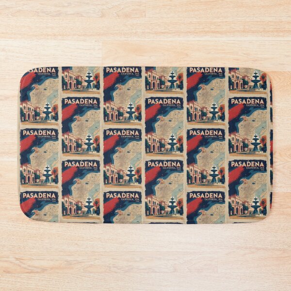 Item preview, Pasadena California 1950s USA Vintage Travel Tourism designed and sold by TravelersGems.
