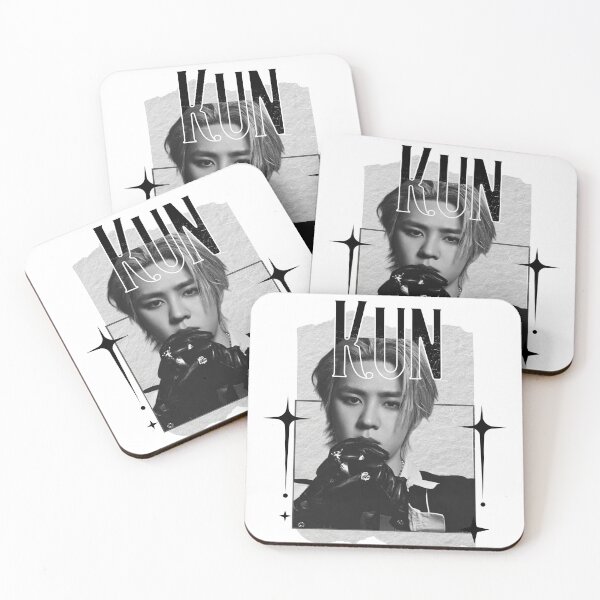 Item preview, NCT Kun (쿤) Kpop Boy Group Monochrome Black and White Classic Design Collage  designed and sold by HELL0WBELLO.