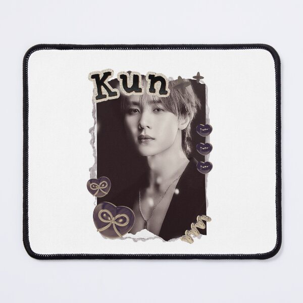 Item preview, NCT Kun (쿤) Kpop Boy group Scrapbook Collage Cozy Y2K Vintage Design designed and sold by HELL0WBELLO.