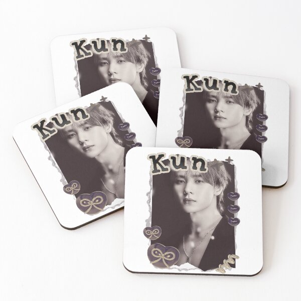 Item preview, NCT Kun (쿤) Kpop Boy group Scrapbook Collage Cozy Y2K Vintage Design designed and sold by HELL0WBELLO.