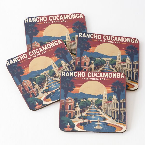 Item preview, Rancho Cucamonga California 1950s USA Vintage Travel Tourism  designed and sold by TravelersGems.