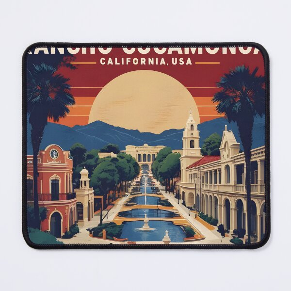 Item preview, Rancho Cucamonga California 1950s USA Vintage Travel Tourism designed and sold by TravelersGems.