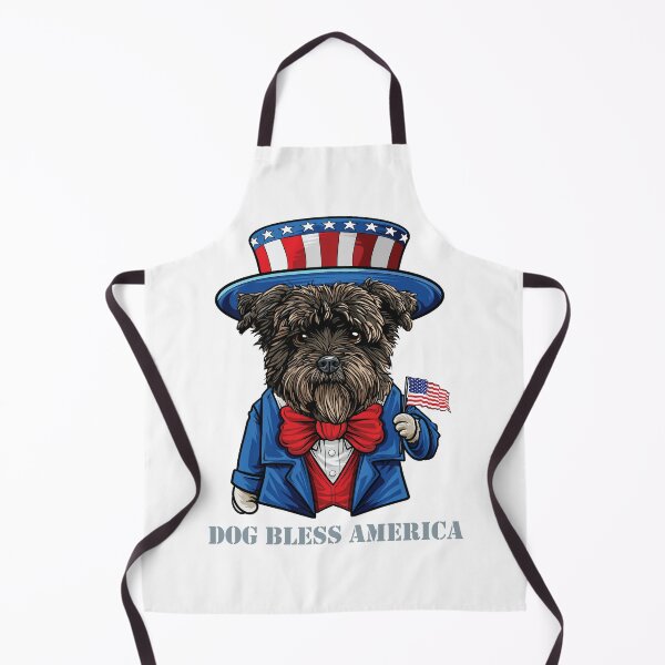 Item preview, Affenpinscher Dog Bless America designed and sold by whyitsme.
