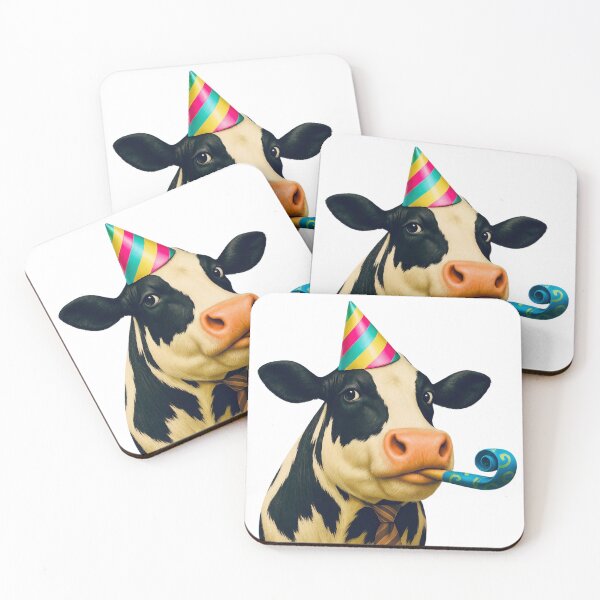 Item preview, Funny Cow at a Party designed and sold by Flobee's World.