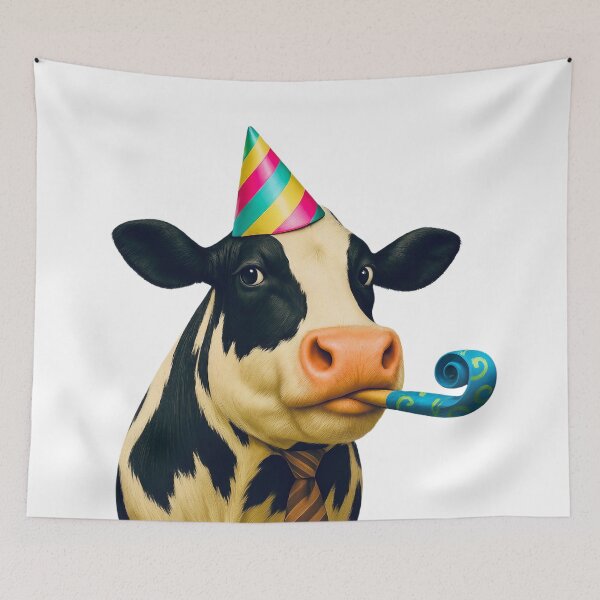 Item preview, Funny Cow at a Party designed and sold by Flobee's World.