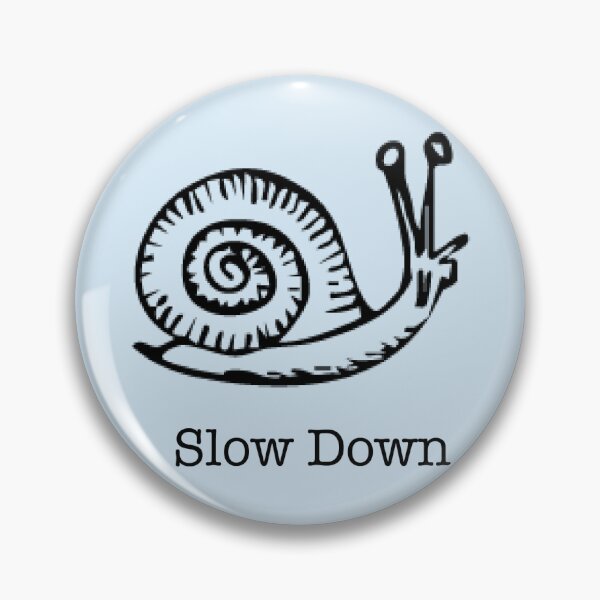 Item preview, Slow down snail motif  designed and sold by LauraCoxArt.