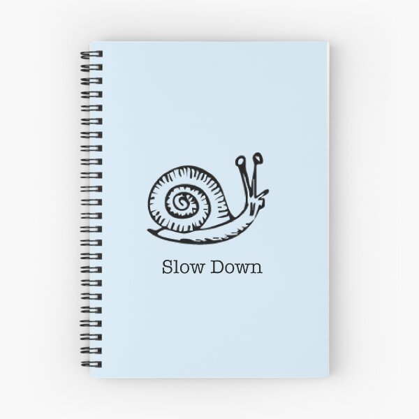 Item preview, Slow down snail motif  designed and sold by LauraCoxArt.