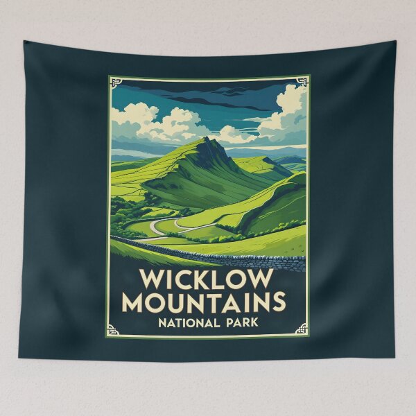 Item preview, Wicklow Mountains National Park - Ireland  designed and sold by GoodOldVintage.