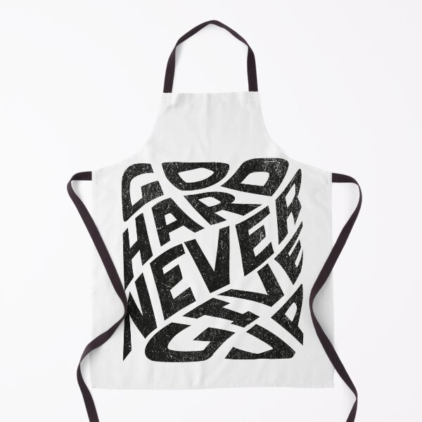 Item preview, Go Hard Never Give Up – 3D Cube Distortion Typography Design designed and sold by bdberto12.