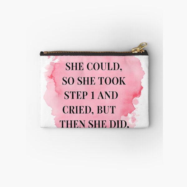 Item preview, She Believed She Could – Step 1 Med School Sticker | Funny USMLE Motivation designed and sold by StephAureusMD.