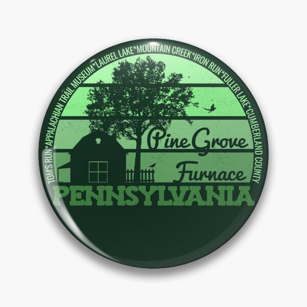 Item preview, Pine Grove Furnace Pennsylvania Sunset Retro Vintage Local Pride Logo designed and sold by CRHPOD20.