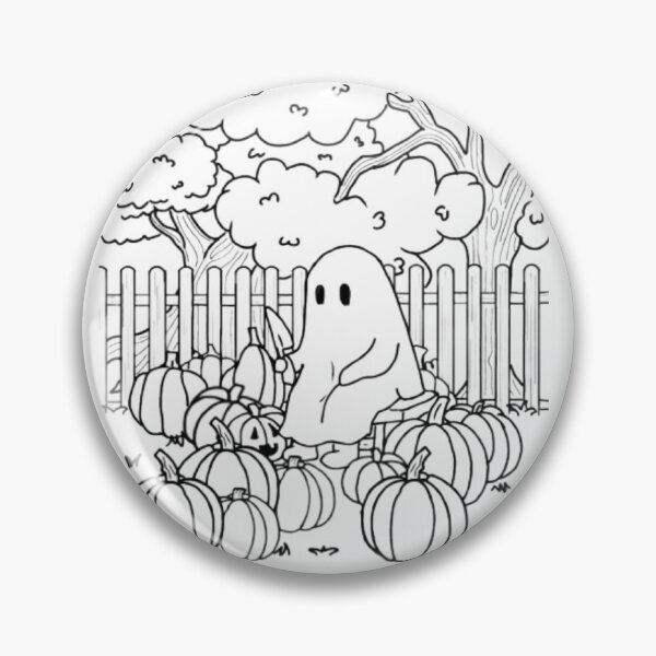 Item preview, Ghost carving pumpkins  designed and sold by Artistkhg.