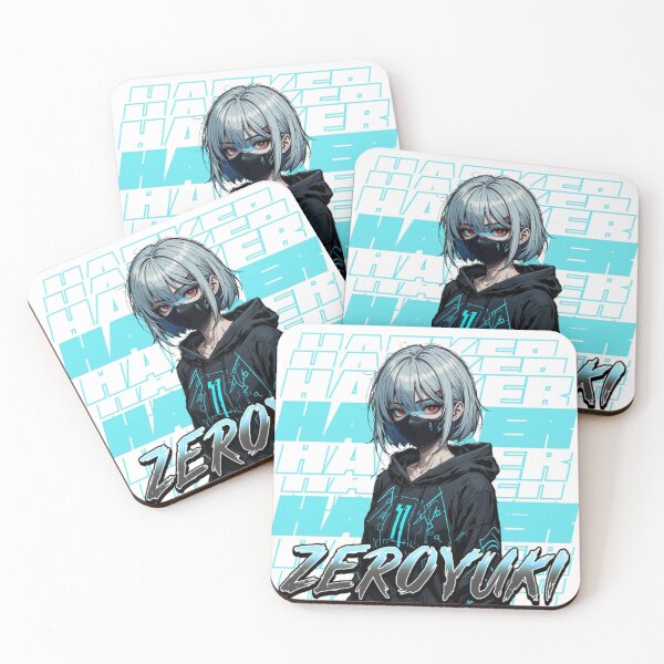 Item preview, ZeroYuki - Cyber Hacker Girl Streetwear Art designed and sold by AnimeVerse2.0.