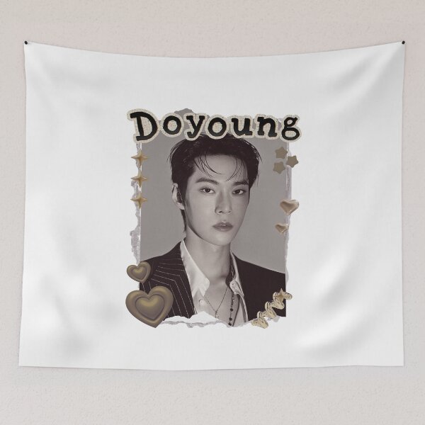 Item preview, NCT Doyoung (도영)Kpop Boy group Scrapbook Collage Cozy Y2K Vintage Design designed and sold by HELL0WBELLO.