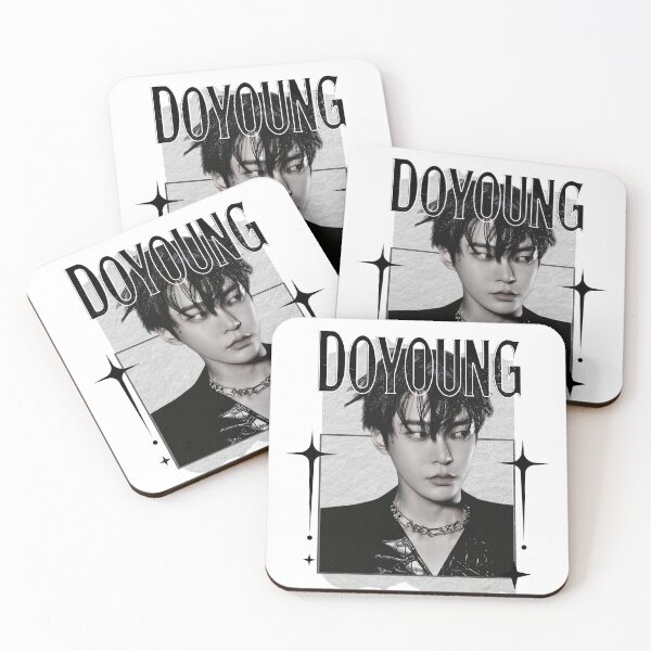 Item preview, NCT Doyoung (도영) Kpop Boy Group Monochrome Black and White Classic Design Collage  designed and sold by HELL0WBELLO.
