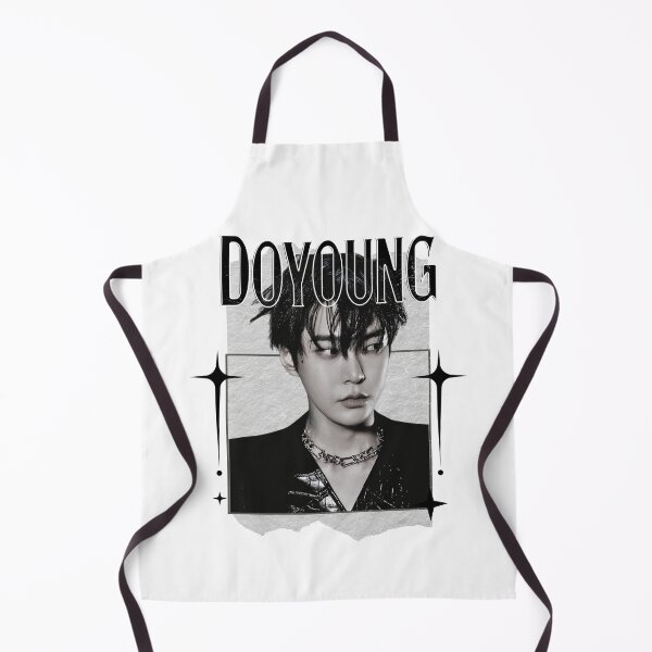 Item preview, NCT Doyoung (도영) Kpop Boy Group Monochrome Black and White Classic Design Collage designed and sold by HELL0WBELLO.