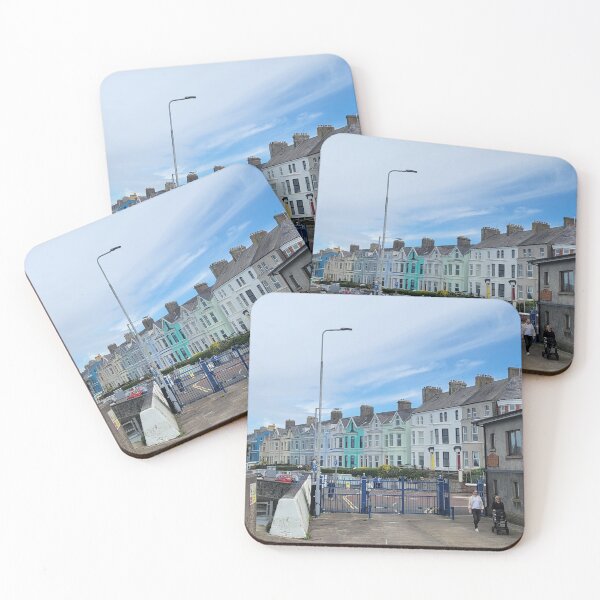 Item preview, Colorful houses by the ocean designed and sold by CholiBe.