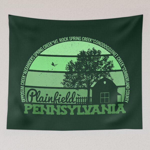 Item preview, Plainfield Pennsylvania Sunset Retro Vintage Local Pride Logo designed and sold by CRHPOD20.