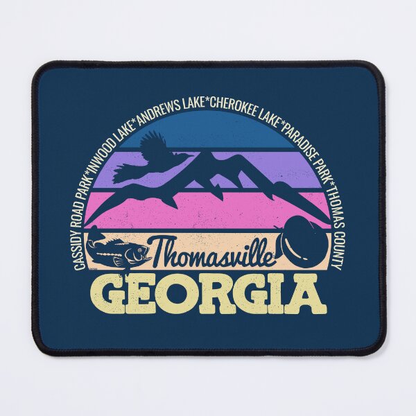 Item preview, Thomasville Georgia Sunset Retro Vintage Local Pride Logo designed and sold by CRHPOD20.
