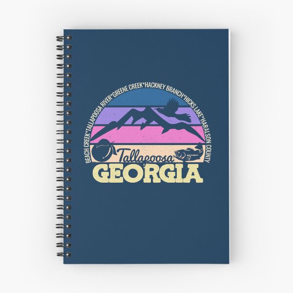 Item preview, Tallapoosa Georgia Sunset Retro Vintage Local Pride Logo designed and sold by CRHPOD20.