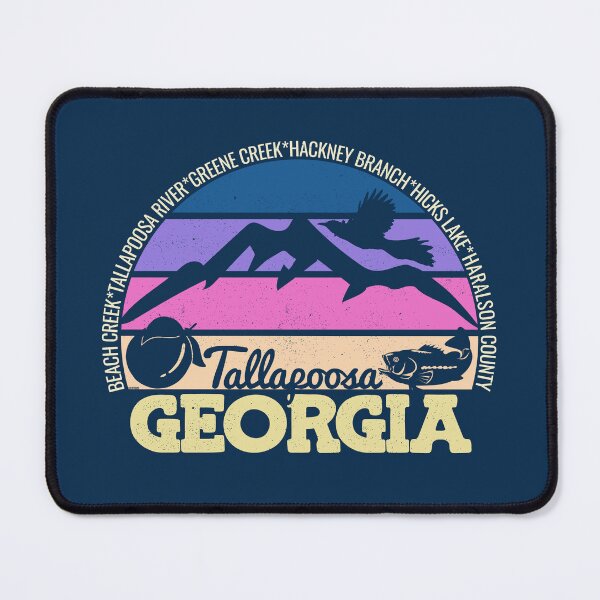 Item preview, Tallapoosa Georgia Sunset Retro Vintage Local Pride Logo designed and sold by CRHPOD20.