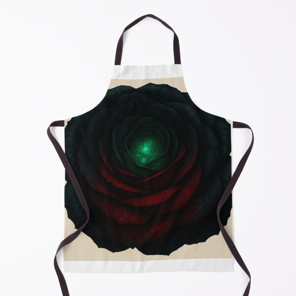 Item preview, Black Rose with Luminous Galactic Green Core – JEVI Floral Art designed and sold by JeviStudio, GrayArtworks, JEVIworld…).