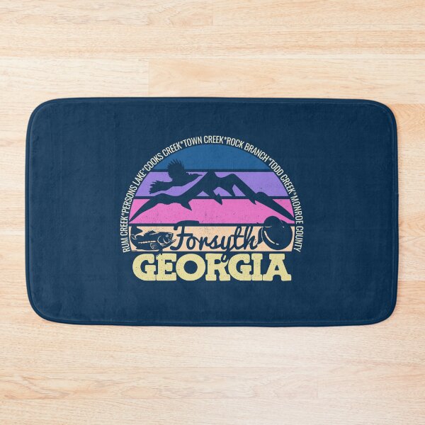 Item preview, Forsyth Georgia Sunset Retro Vintage Local Pride Logo designed and sold by CRHPOD20.