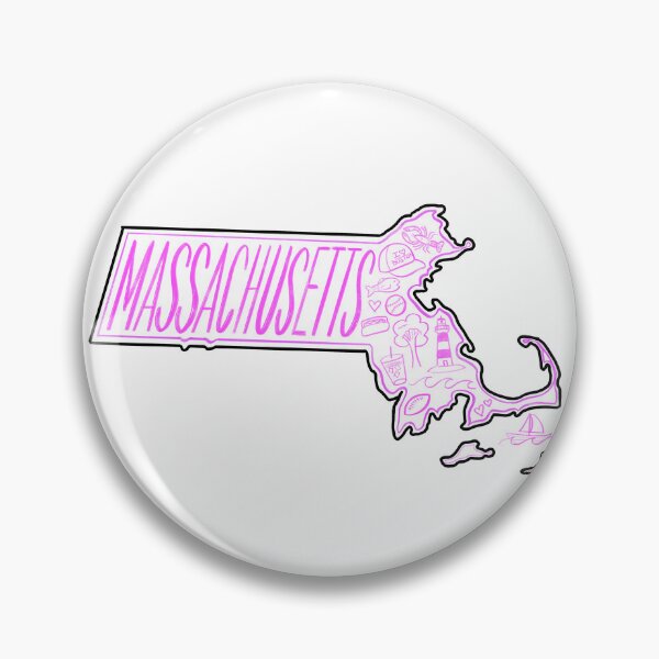 Item preview, Massachusetts Map designed and sold by KaylaBortlik.