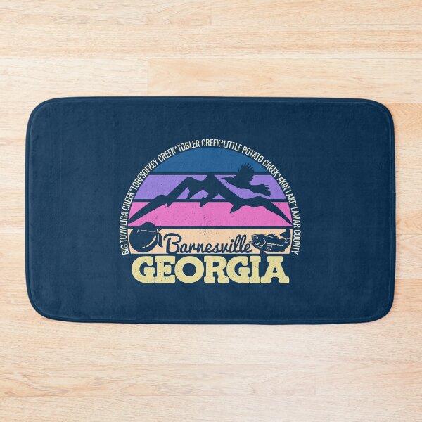 Item preview, Barnesville Georgia Sunset Retro Vintage Local Pride Logo designed and sold by CRHPOD20.