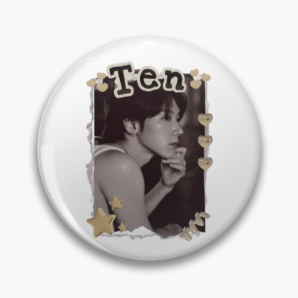 Item preview, NCT Ten (텐) Kpop Boy group Scrapbook Collage Cozy Y2K Vintage Design designed and sold by HELL0WBELLO.