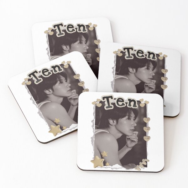 Item preview, NCT Ten (텐) Kpop Boy group Scrapbook Collage Cozy Y2K Vintage Design designed and sold by HELL0WBELLO.