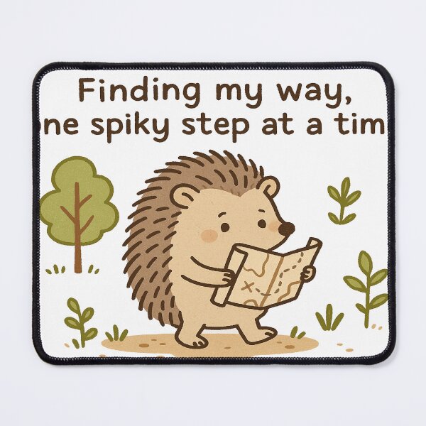 Item preview, Finding My Way, One Spiky Step at a Time designed and sold by CappieLab.