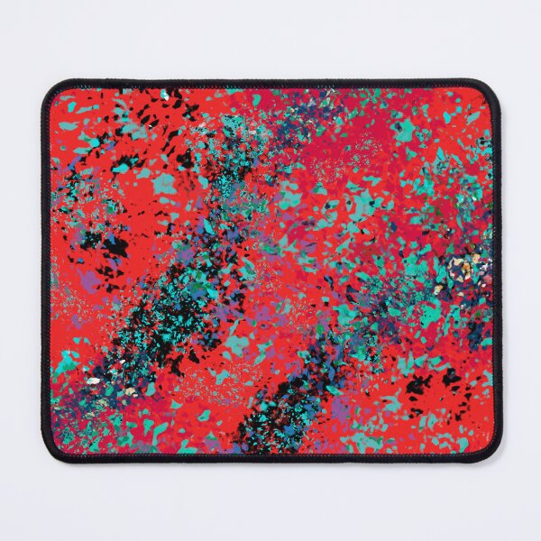 Item preview, Multicolor confetti with blue specks on red. designed and sold by MYTOPSHELF.