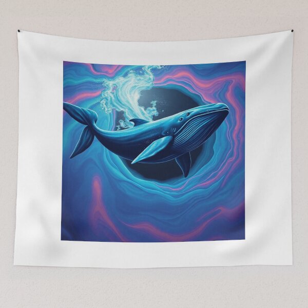 Item preview, Whale Falling into a Black Hole designed and sold by MoonDeus.