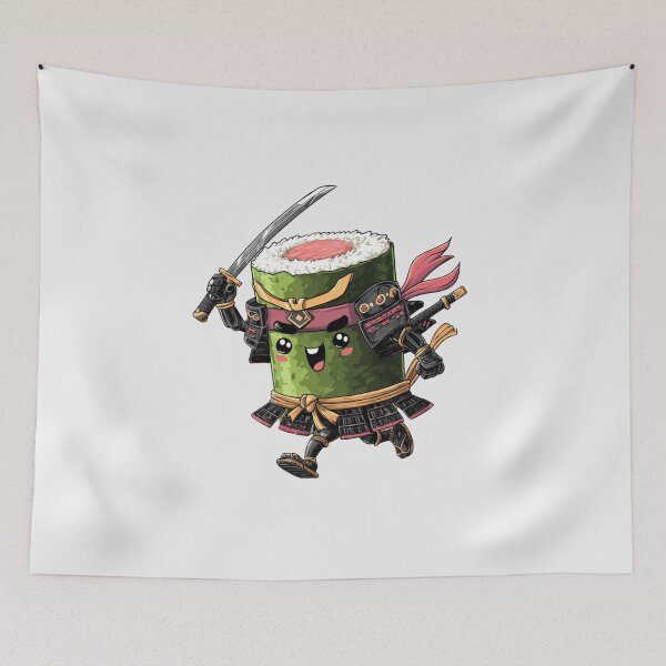 Item preview, Sushi Warrior Ninja designed and sold by Sketch-Shack.