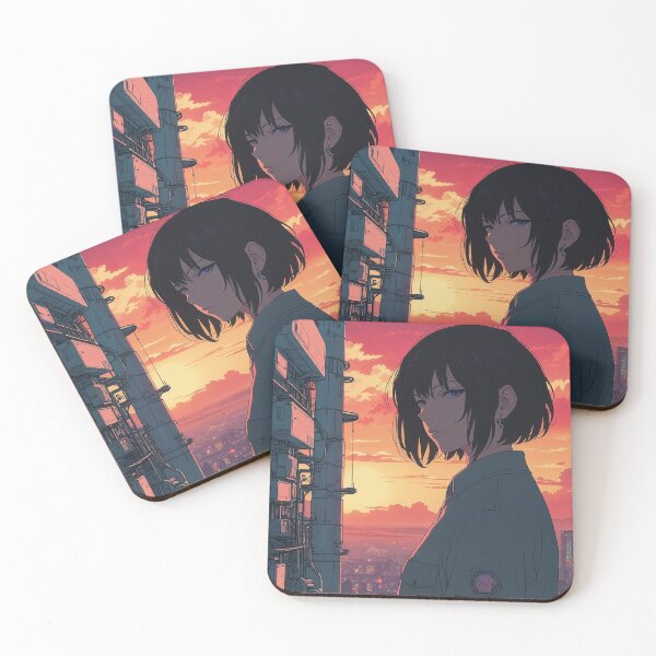 Item preview, Binary Sunset - Girl designed and sold by cultpopinc.