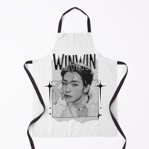 Item preview, NCT Winwin (윈윈) Kpop Boy Group Monochrome Black and White Classic Design Collage designed and sold by HELL0WBELLO.