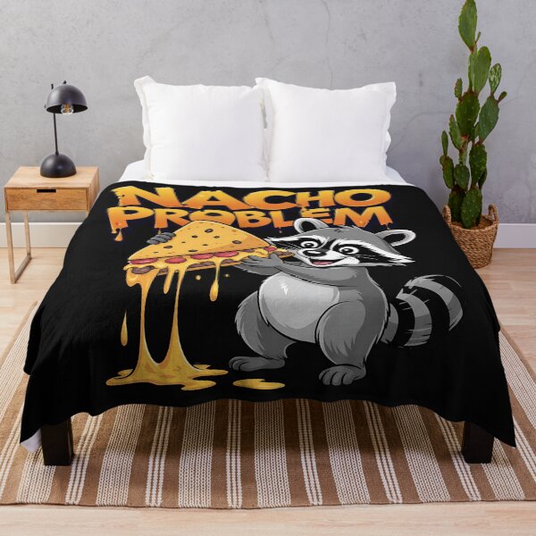 Item preview, Nacho Average Mood, Funny Raccoon Snack Art designed and sold by Bliss Find And Design.