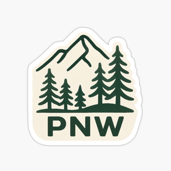 Item preview, PNW minimalist design designed and sold by WesternCustoms.