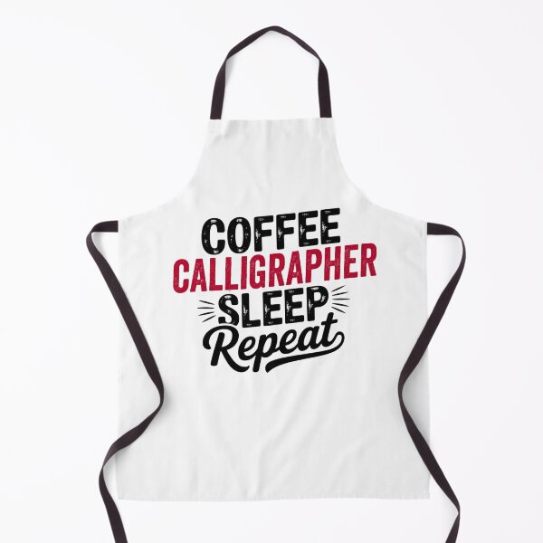 Item preview, Coffee Calligrapher Sleep Repeat - Funny Calligrapher Lover designed and sold by Watsonarts.