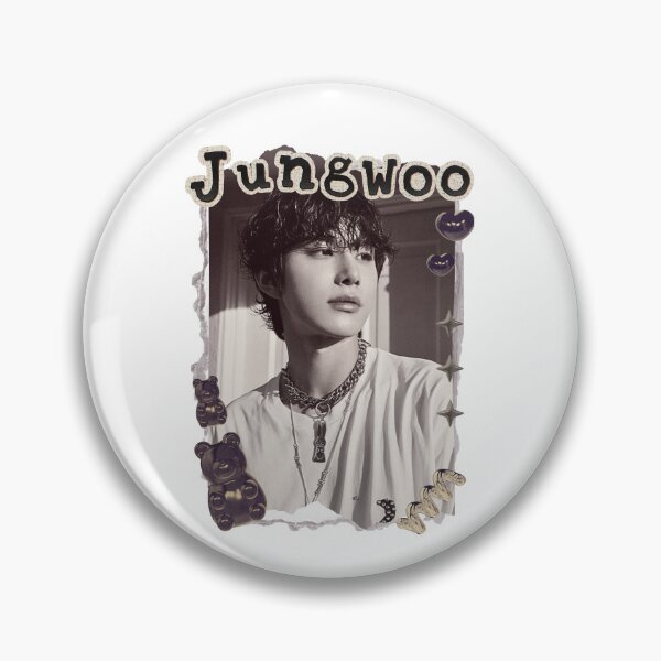 Item preview, NCT Jungwoo (정우) Kpop Boy group Scrapbook Collage Cozy Y2K Vintage Design designed and sold by HELL0WBELLO.